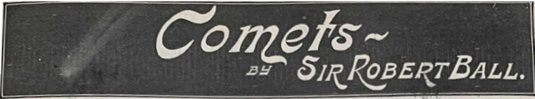 Comets By Sir Robert Ball